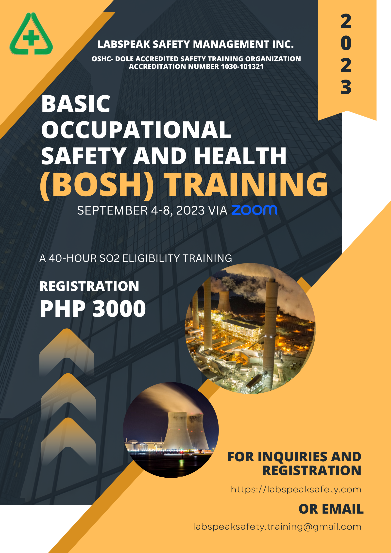 Basic Occupational Safety And Health Training - LABSPEAK